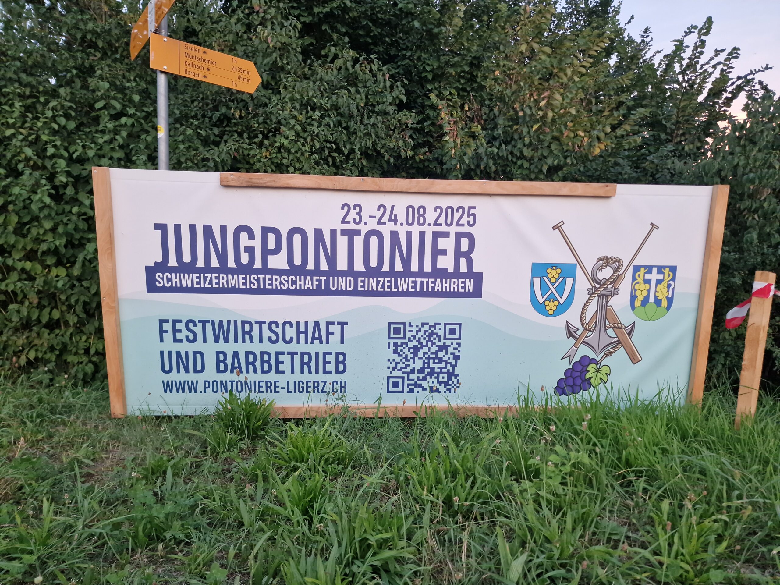 Aufbau JPSM und Einzelwettfahren am Hagneckkanal